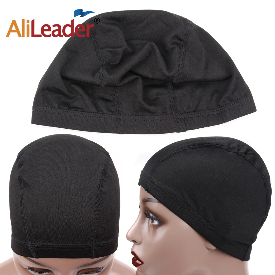Alileader Glueless Hairnet спандекс купольная Кепка для изготовления париков нейлон стрич парик крышка s бесклеевая резиновые шапочки с лентой растягивается