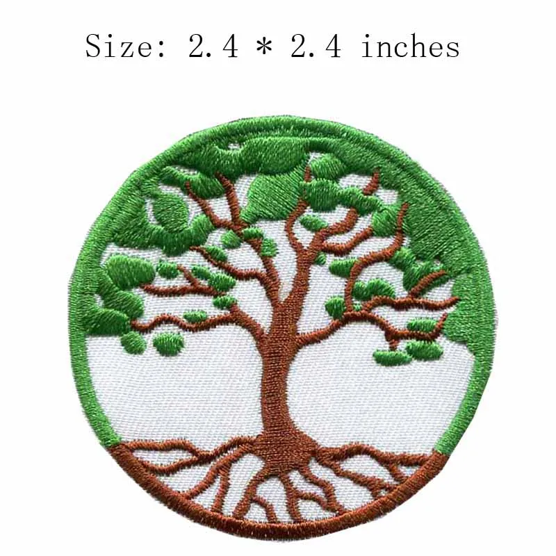 

Pine tree embroidery patch 2.4"wide /environment/sewing