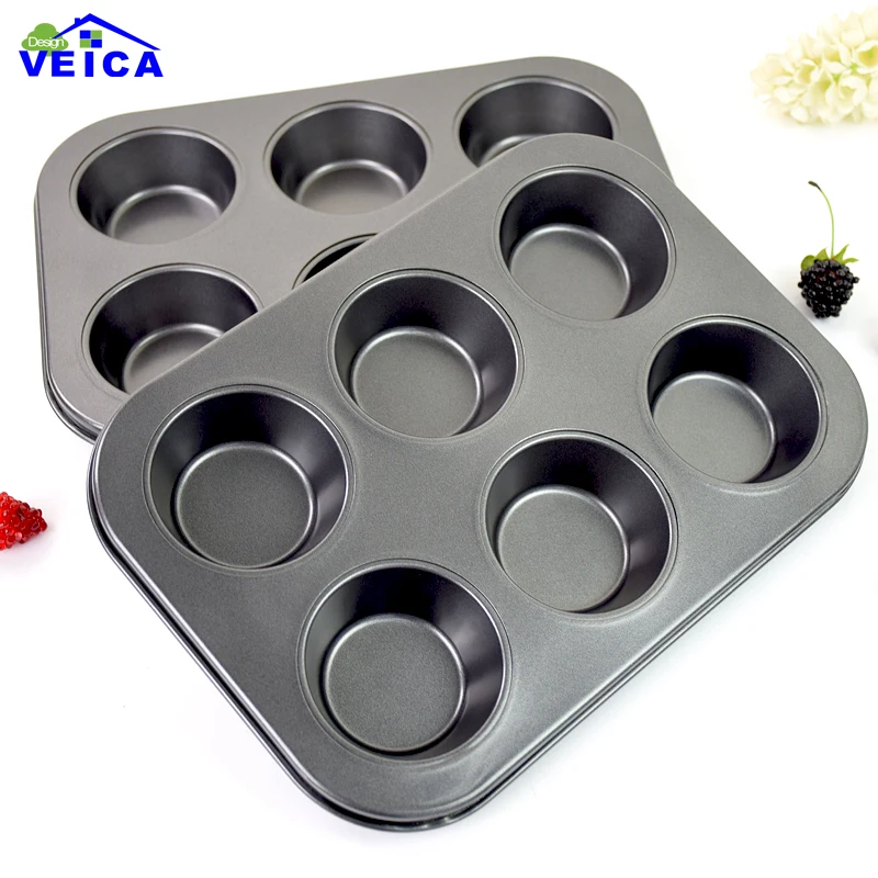 2020 акция форма для выпечки круглая антипригарная из углеродистой стали 6 чашек
