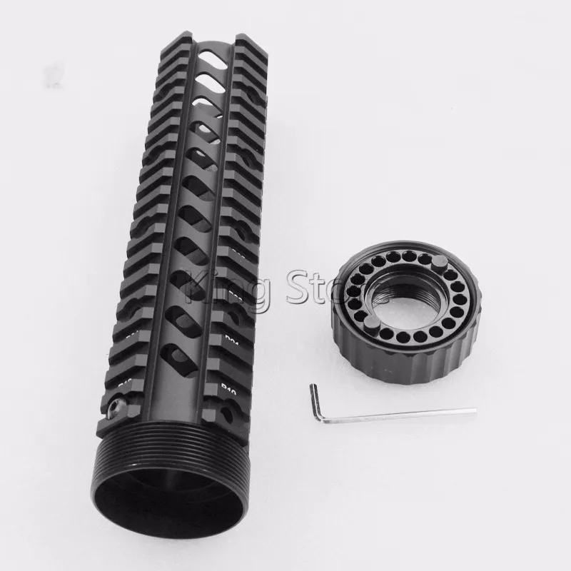 Пейнтбол страйкбол " 9" 1" M16 M4 AR-15 Quad Rail Handguard бесплатно поплавок принадлежности для охоты. 223/5,56 Пикатинни Quad Rail