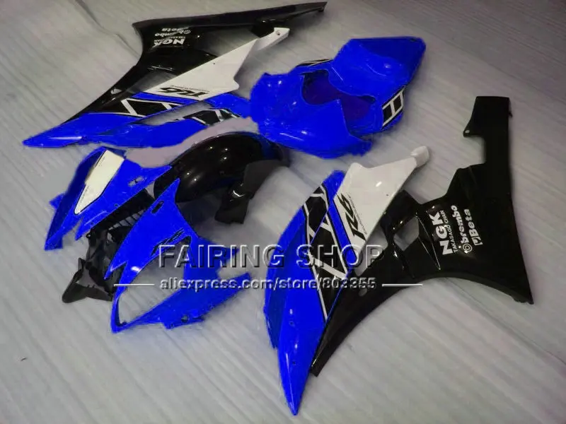 Комплекты обтекателей бренда G5GR для YAMAHA YZFR6 2006 2007 комплект синего и черного цвета