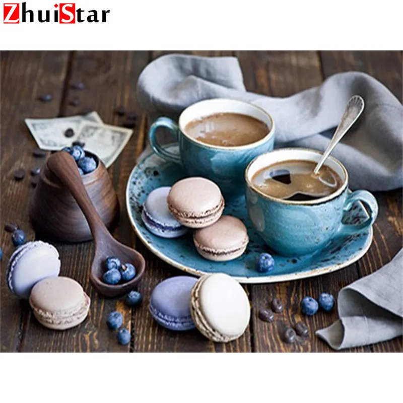 Diamond Painting Coffee Full Square Diamond Embroidery Cup Picture Of Rhinestones Diamond Mosaic Home Decoration WHH