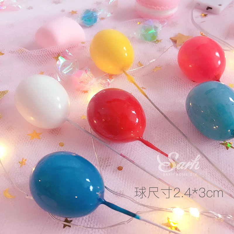 Розовый синий белый желтый шар коллекция торт Топпер для вечерние украшения десерт прекрасные подарки