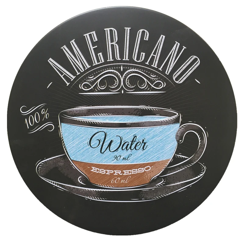 Круглый слоган винтажная жестяная вывеска Ретро металлическая картина