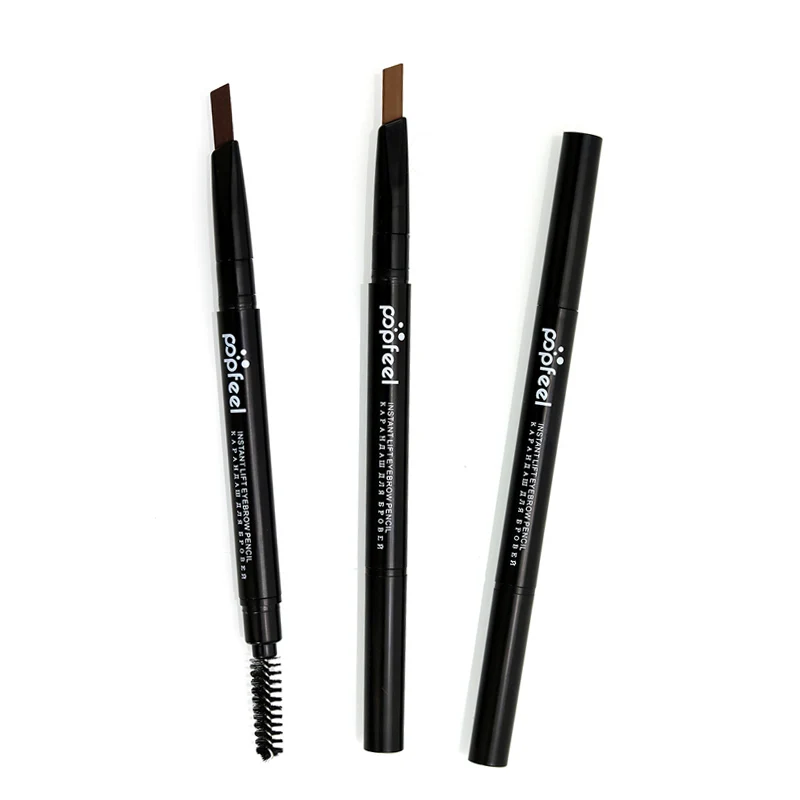 5 видов цветов карандаш для бровей с двойной головкой и кистью водостойкая