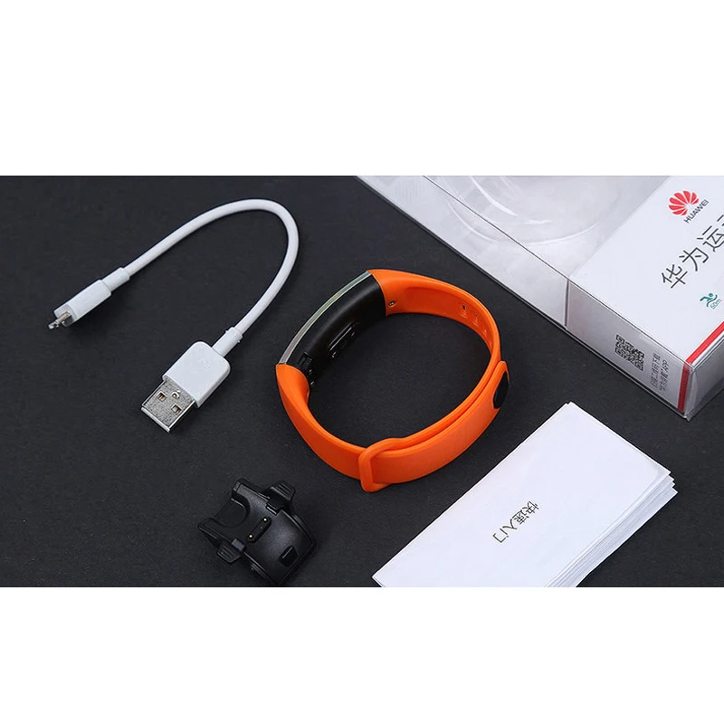 Смарт браслет huawei Sports Band 2 5ATM 0 91 &quotOLED экран для плавания с контролем сердечного
