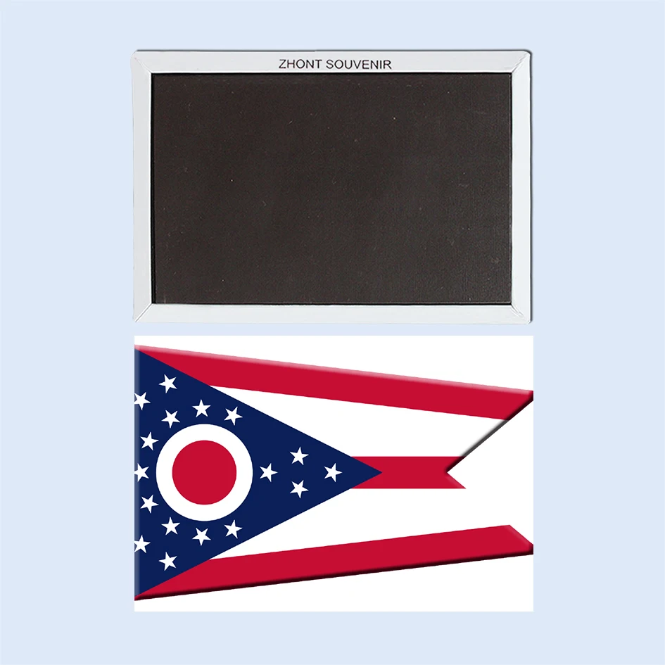Домашний декор штатив буккейя флаг Огайо магнит на холодильник 044 | Дом и сад