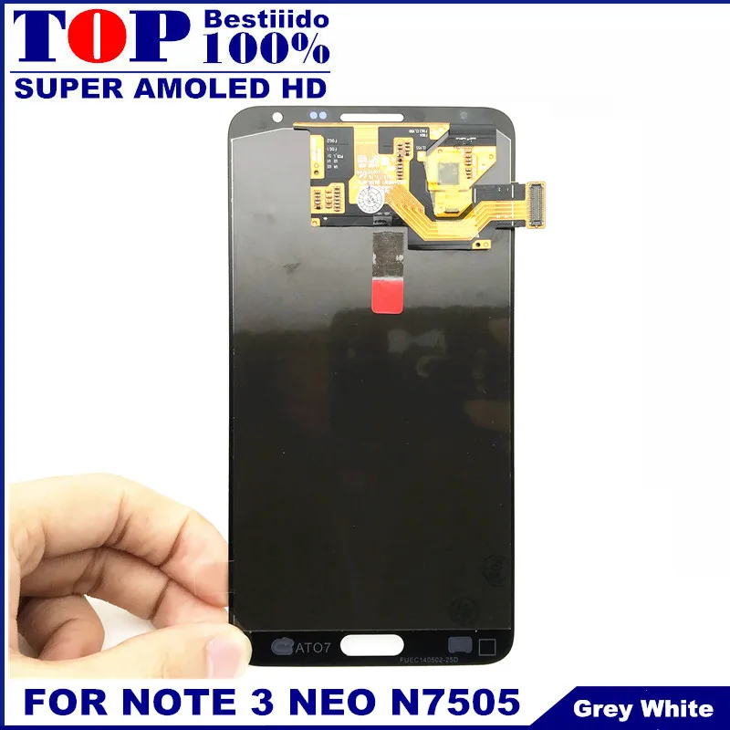 Полный дигитайзер ЖК Замена для samsung Galaxy Note 3 Note3 Neo Mini N750 N7502 N7505 дисплей AMOLED
