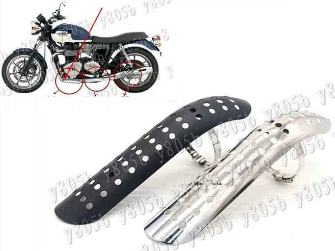 Универсальный металлический выхлопной тепловой щит для Kawasaki Vulcan Classic VN 400 VN500 VN800