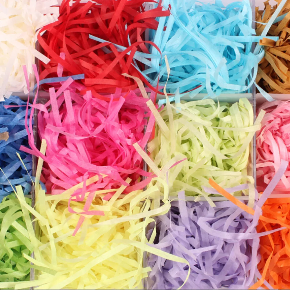 20 г рафии измельченная бумага крафт конфетти сухая соломка наполнитель для