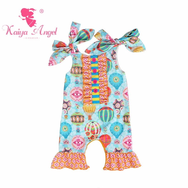 Эксклюзивная Пижама Kaiya Angel 2018 для новорожденных летняя одежда маленьких девочек