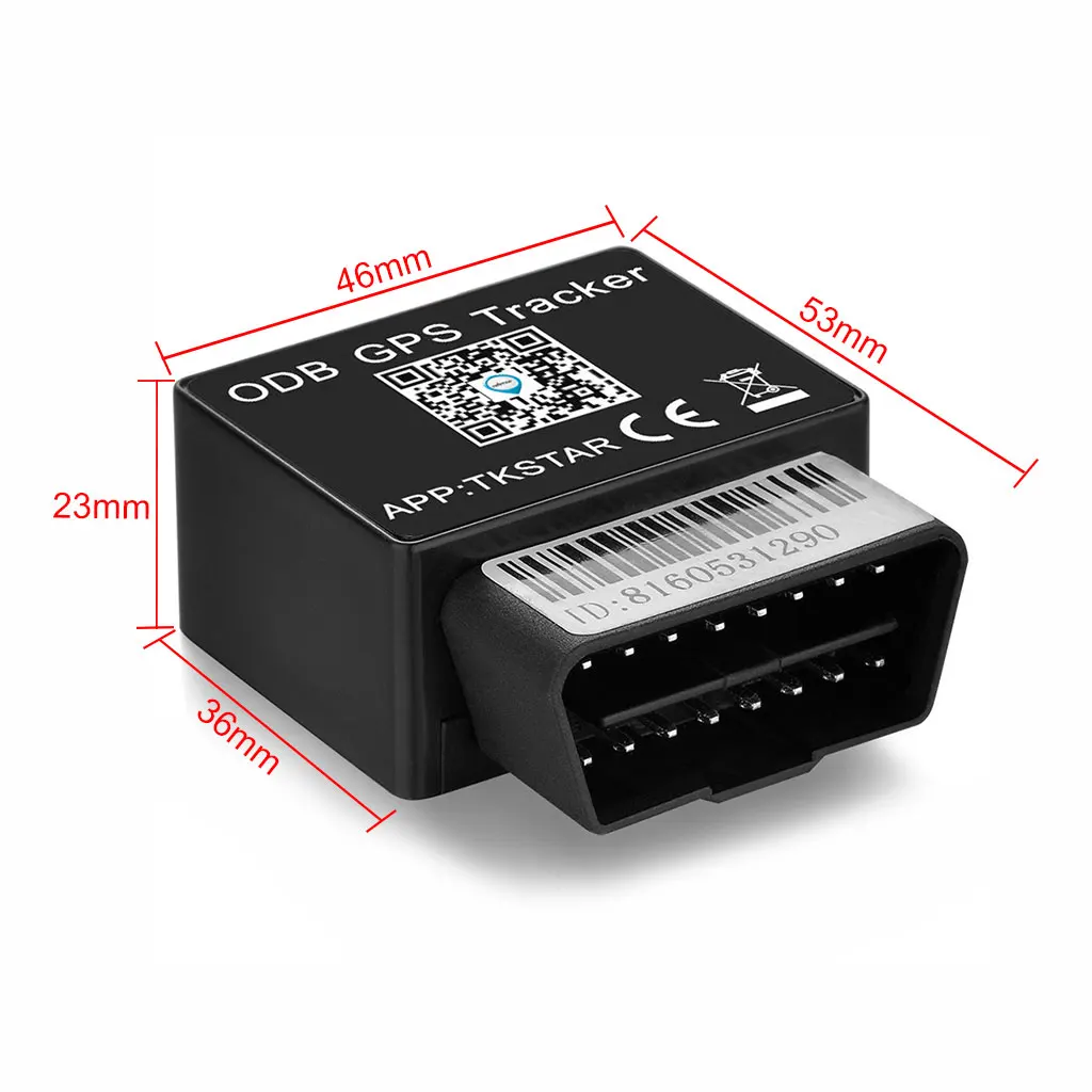 Автомобильный GPS-позиционер Mini OBD устройство отслеживания GSM GPRS мониторинг