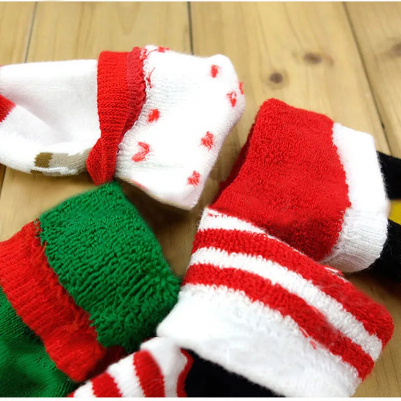 Terry Cartoon Baby Socks Winter Thick Cotton Socks for Girls Fashion Children Girl Christmas Socks Baby Boy 1 2 3 4 5 Years