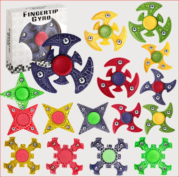 Наруто Finger Spinner Спиннеры от стресса ABS EDC ручной обтекатель для аутизма и СДВГ