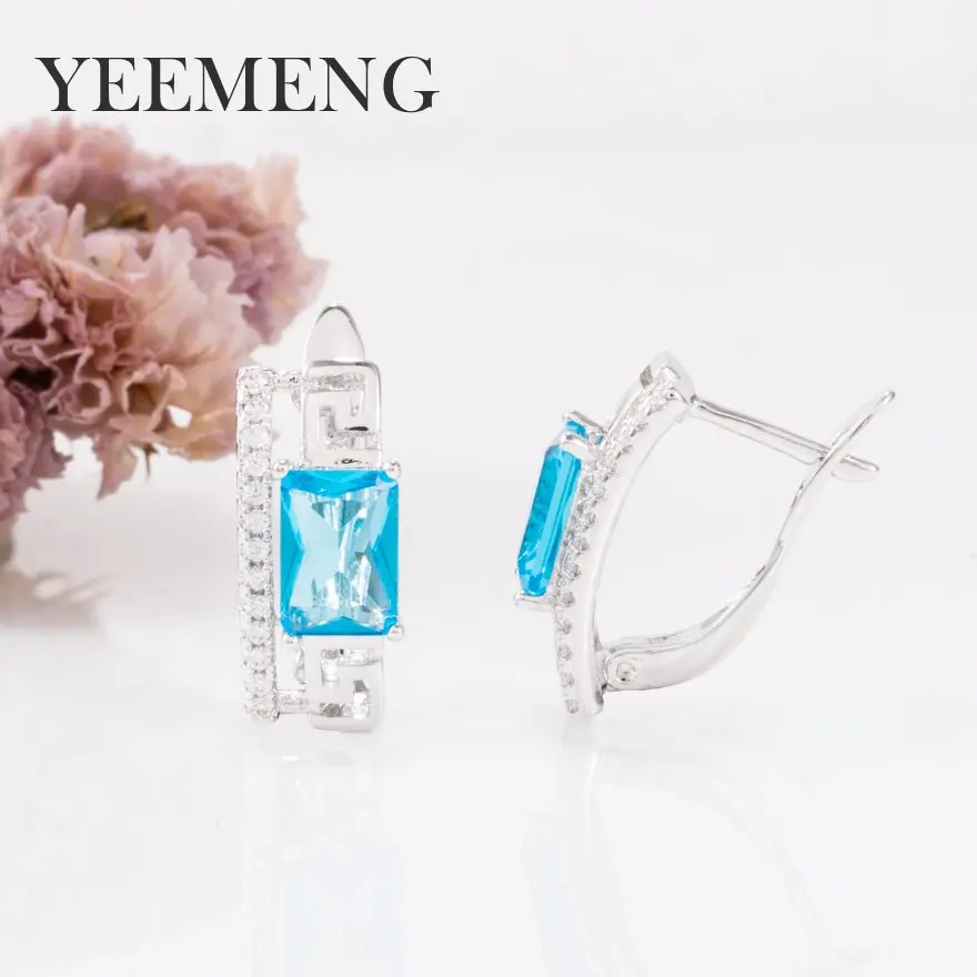 Лидер продаж висячие серьги белого и золотого цвета с черным натуральным