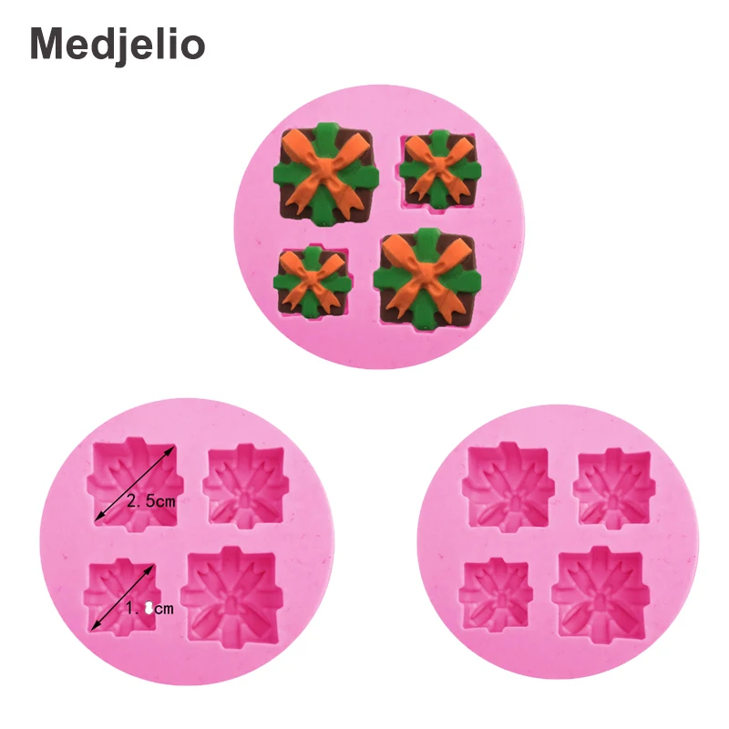Рождественская серия 5 шт./лот силиконовые формы для помады снежинка снеговик