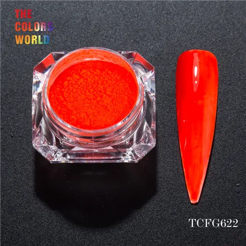 TCFG622 50g TCT-003, 12 неоновые флуоресцентные краски, неоновый пигмент, пудра для лака для ногтей, живопись, гель для ногтей, украшение для ногтей и украшение своими руками - Цвет: TCFG622 50g