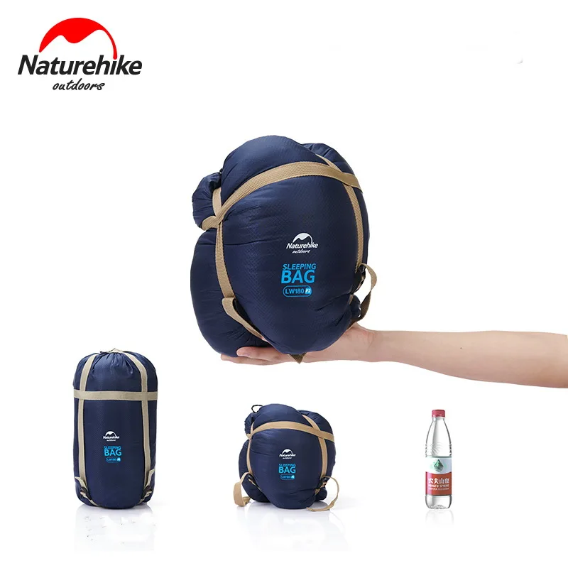 Naturehike открытый сверхлегкий 2 человек спальные мешки хлопок расширяющийся двойной Кемпинг спальный мешок может быть удален весна осень 1,4 кг