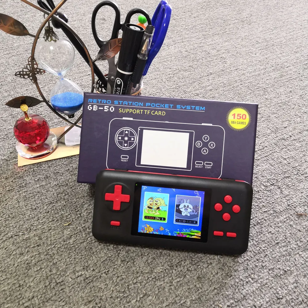 WOLSEN портативная игровая консоль 586 в 1 портативная игра 3,0 дюймовый скачать игра на tf-карте