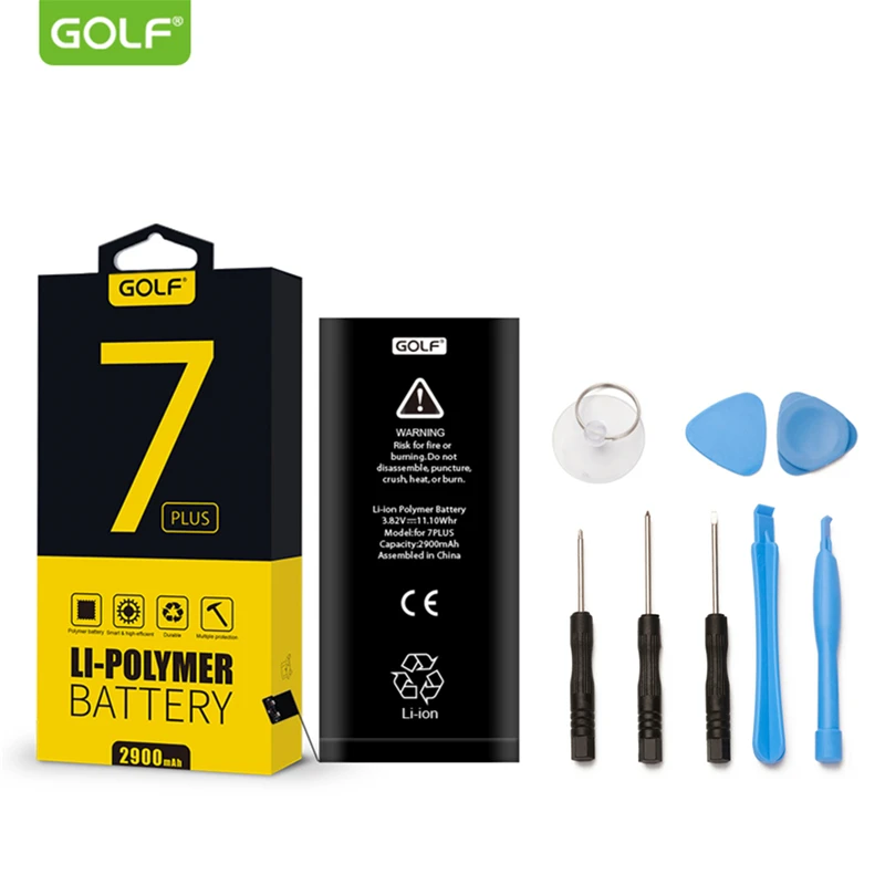 Оригинальный аккумулятор Golf для iPhone 7 Plus встроенный телефона 2900 мАч сменные