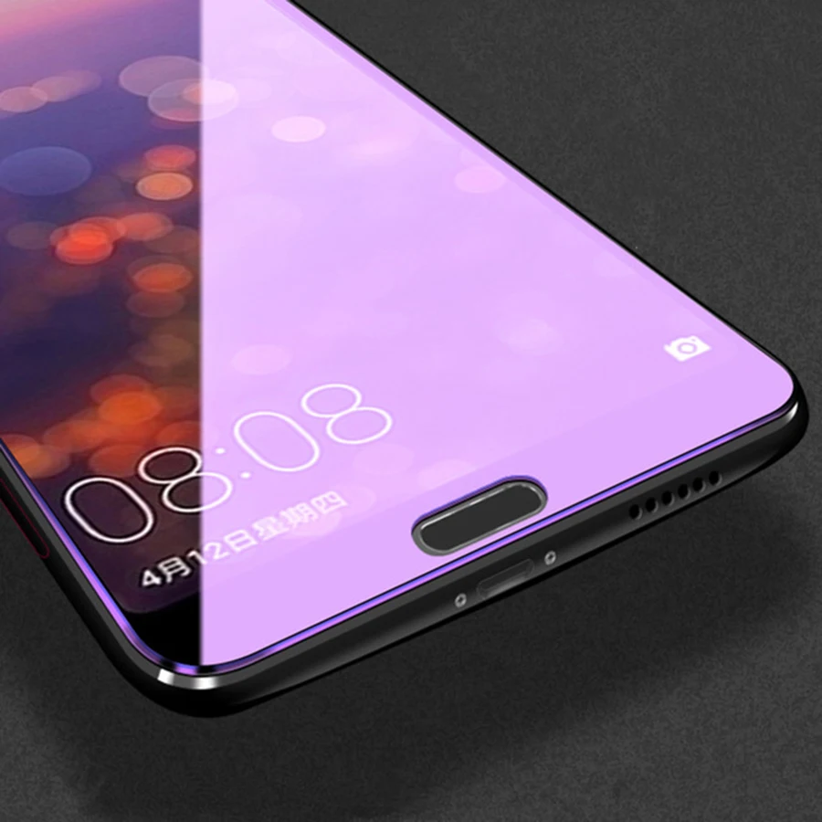 Анти голубое освещение HD пленка Закаленное стекло протектор экрана для huawei P20 mate
