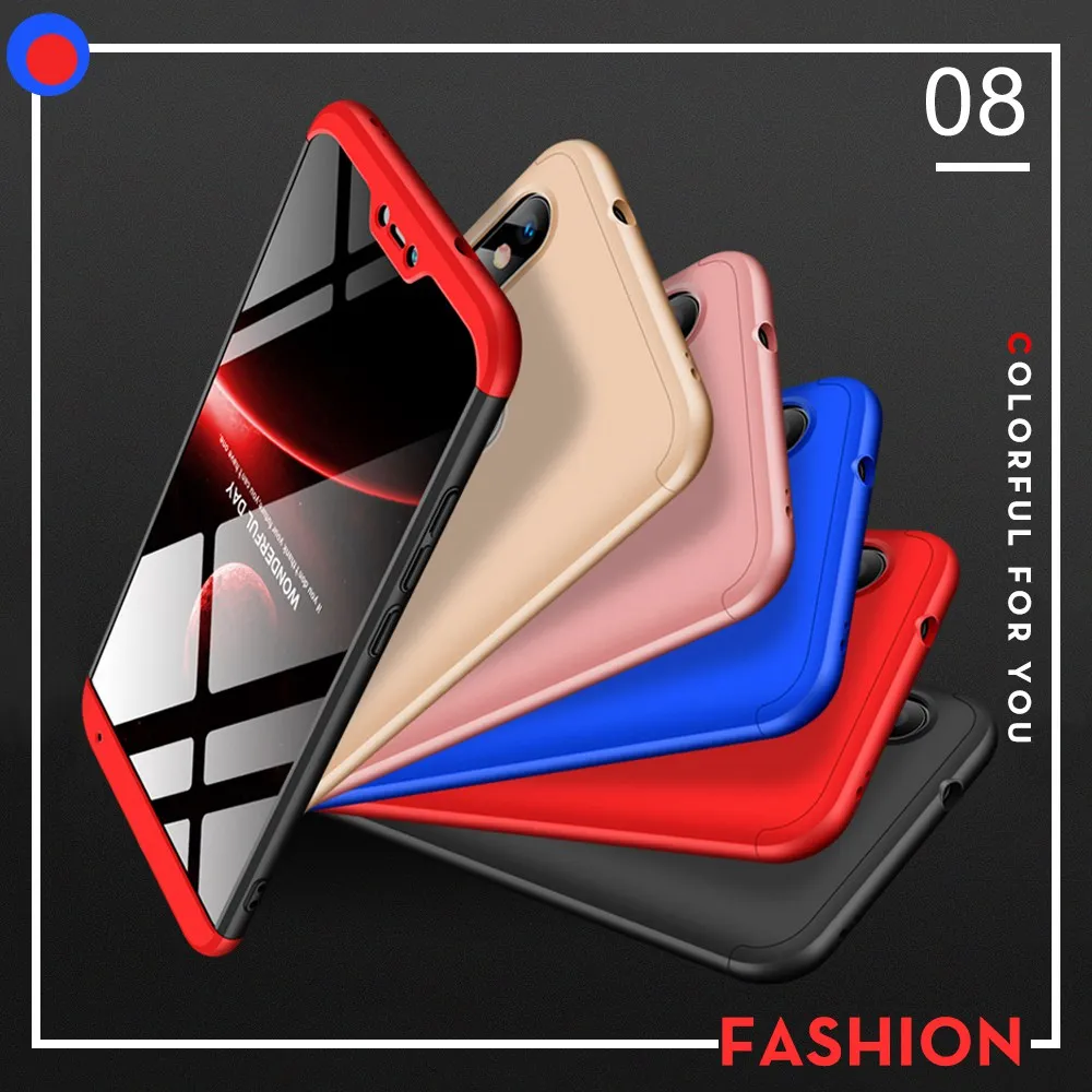Case For Xiaomi Pocophone F1 360 Cover Xiomi MI 8 Lite A2 Redmi Note 6 Pro 5 Plus 6A 5A S2 Mi Max 3 | Мобильные телефоны и