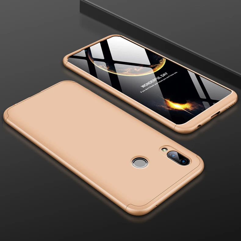 Чехол для huawei Honor Play, защита на 360 градусов, чехол для телефона, для huawei HonorPlay COR L29, противоударный чехол+ стеклянная пленка - Цвет: 8