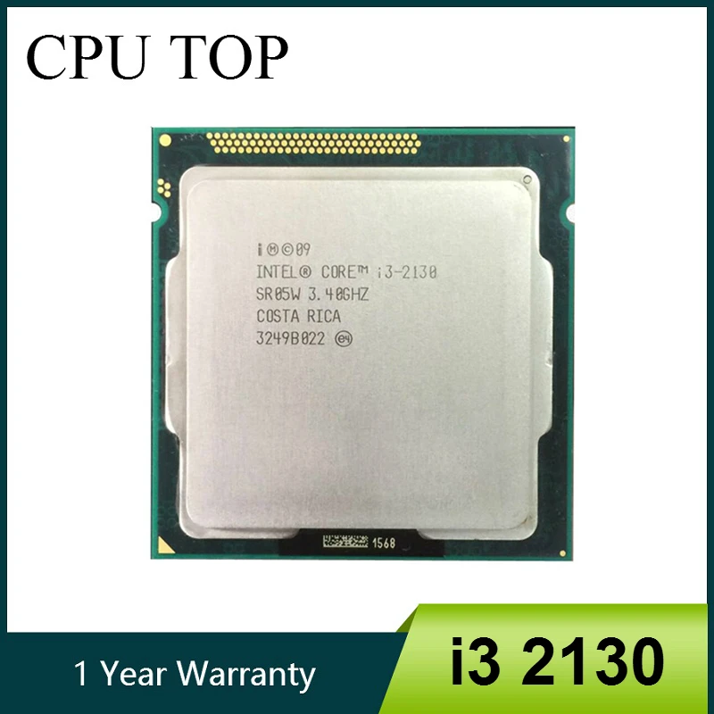 Двухъядерный процессор Intel Core i3 2130 3 4 ГГц LGA 1155 Socket H2 ЦП SR05W|intel core i3|intel corecpu processor |