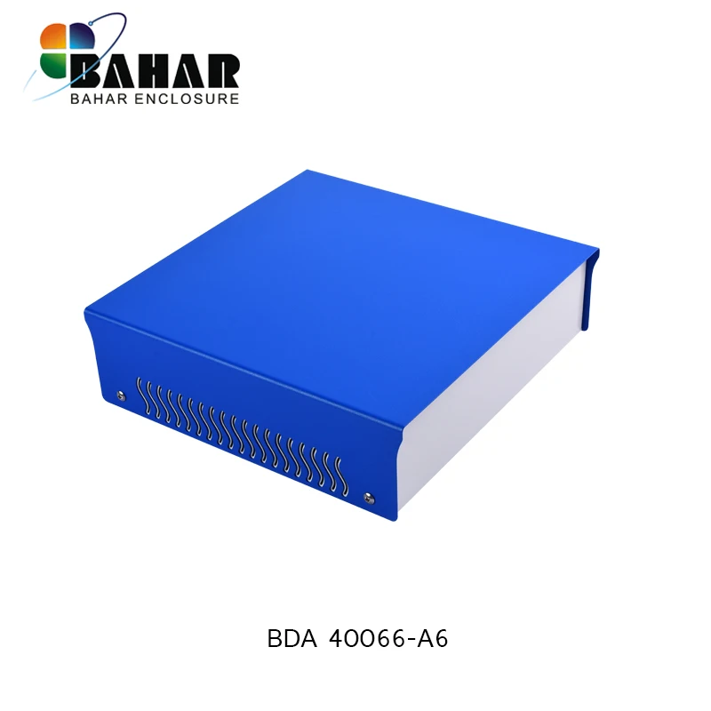 BDA40066-A6 DIY Железный корпус инструмент «сделай сам» корпус Электрический проект страховочный кожух Переключатель PCB металлический железный ящик 280*260*80 мм - Цвет: BDA40066-A6