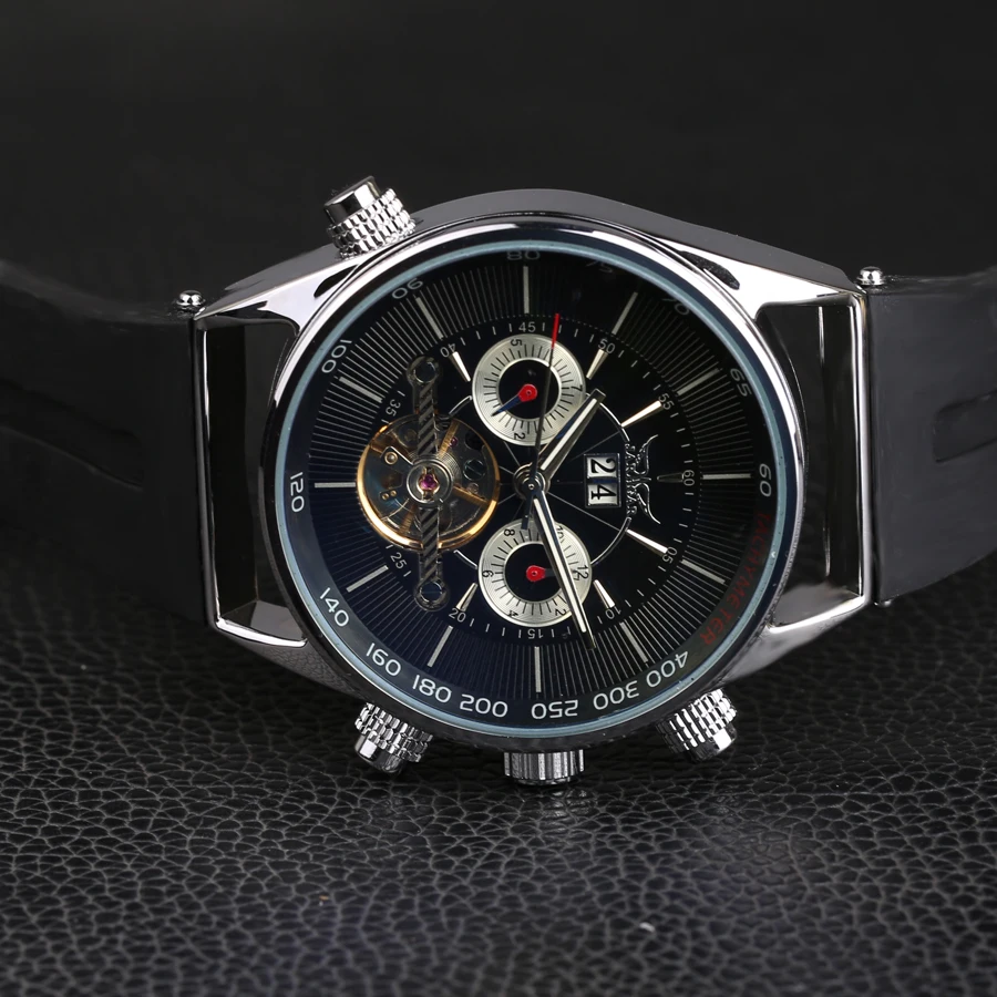 Классические часы Tourbillon мужские топового бренда Роскошные автоматические с