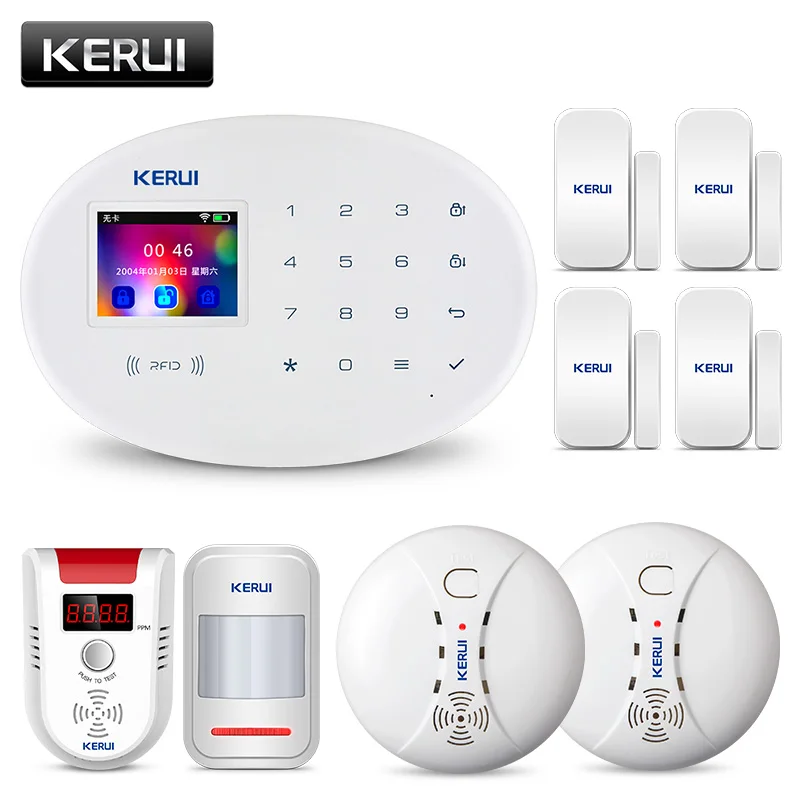 KERUI W20 управление с помощью приложения детектор движения Охранная сигнализация GSM