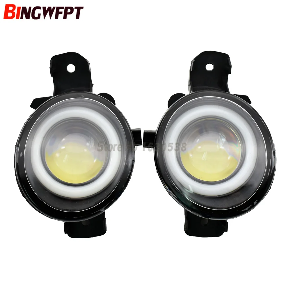 2 шт. автомобильный Стайлинг Angel eye + светодиодный противотуманный светильник s