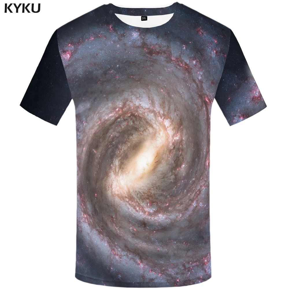 KYKU Galaxy футболка Для женщин голубое небо в стиле панк рок Harajuku уличная s Костюмы 2018