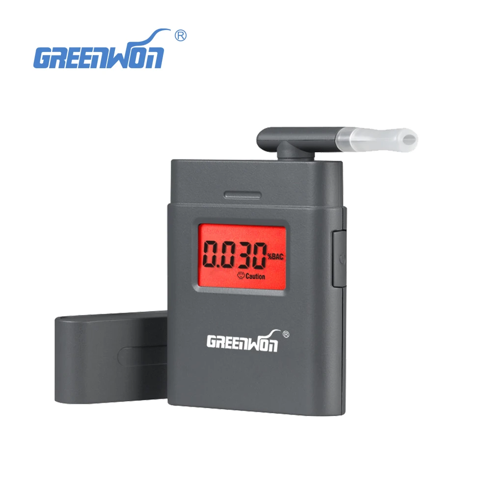 2019 hot!! AT-838  new design mini digital alcohol meter with 360 degree rotating mouthpiece alcohol breath tester