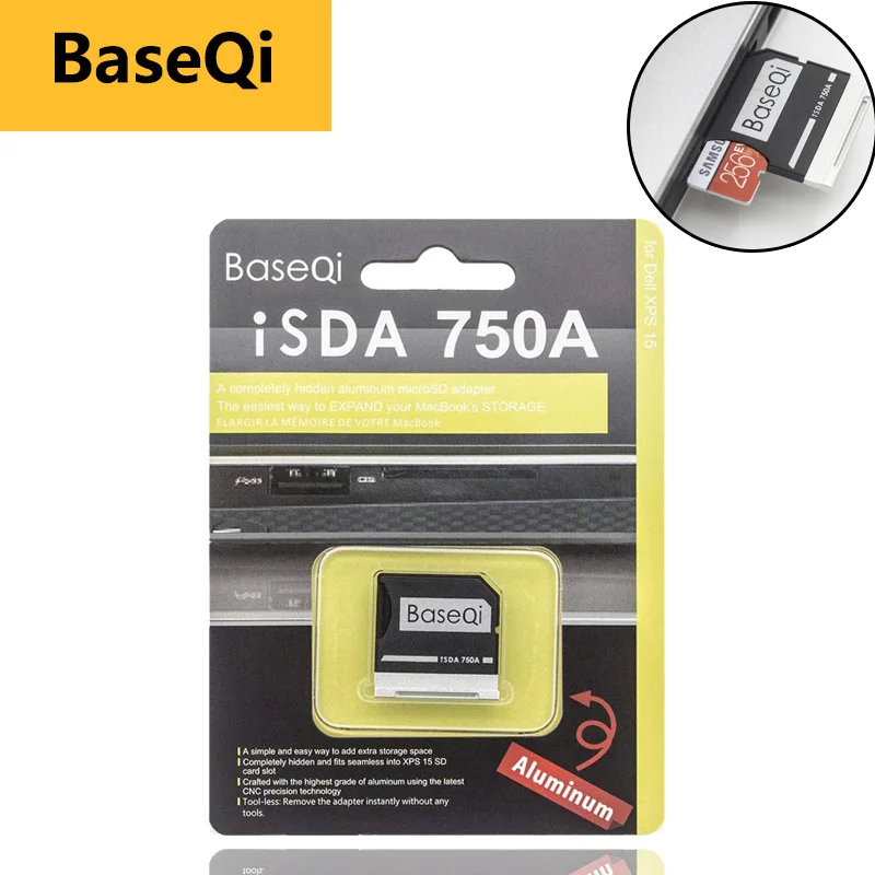BaseQi-adaptador de tarjeta de memoria stick pro duo, adaptador de lector de...