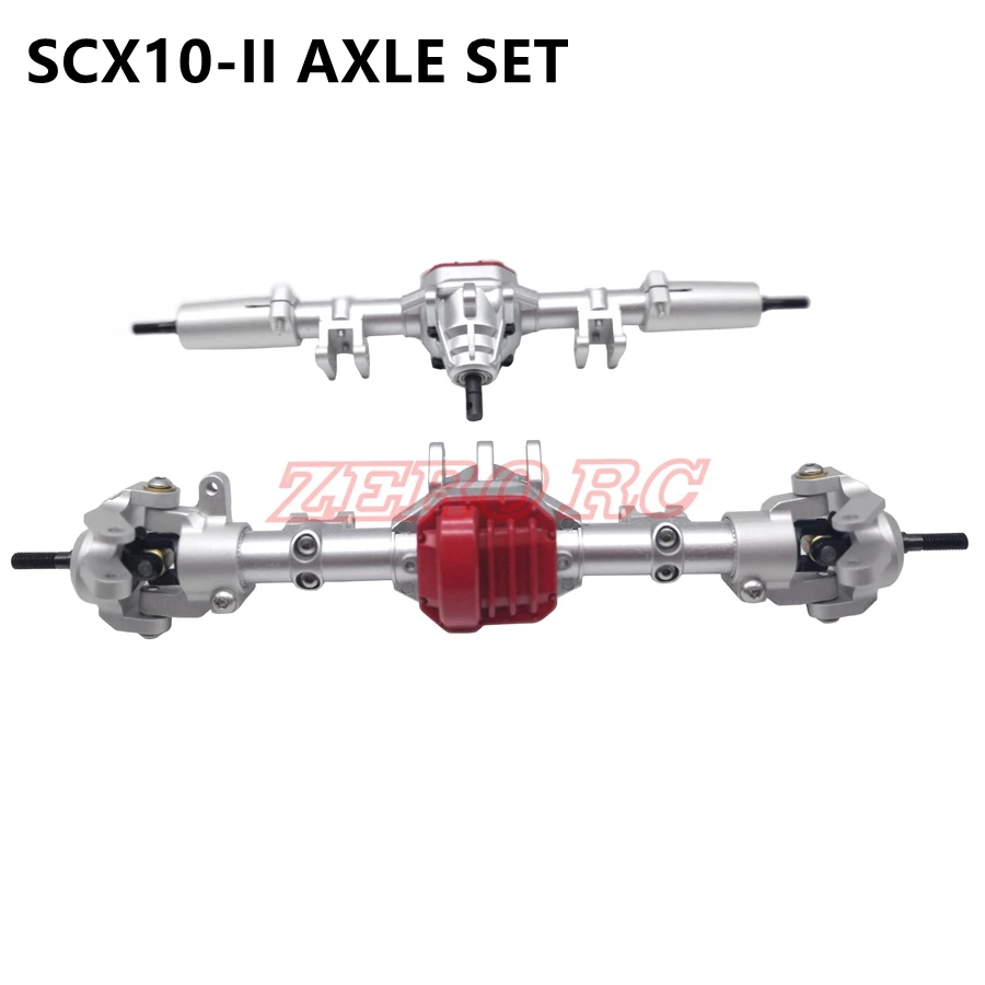 Сплав SCX10 II 90046 90047 сплав сборка AR44 передний и задний комплект осей для ROCK CRAWLER RC