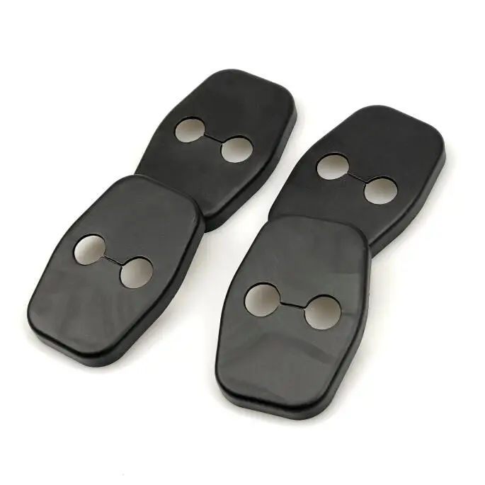 Plastic 4pcs Автомобильный Дверной замок антикоррозийный защитный чехол для Citroen C5 C6 C4 C4L C4 Picasso Elysee C5 AIRCROSS C3-XR DS3 DS4 DS5 DS6 - Цвет: Plastic 4pcs