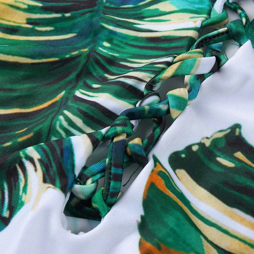 Женский купальный костюм Мягкий купальник монокини пуш-ап комплекты бикини