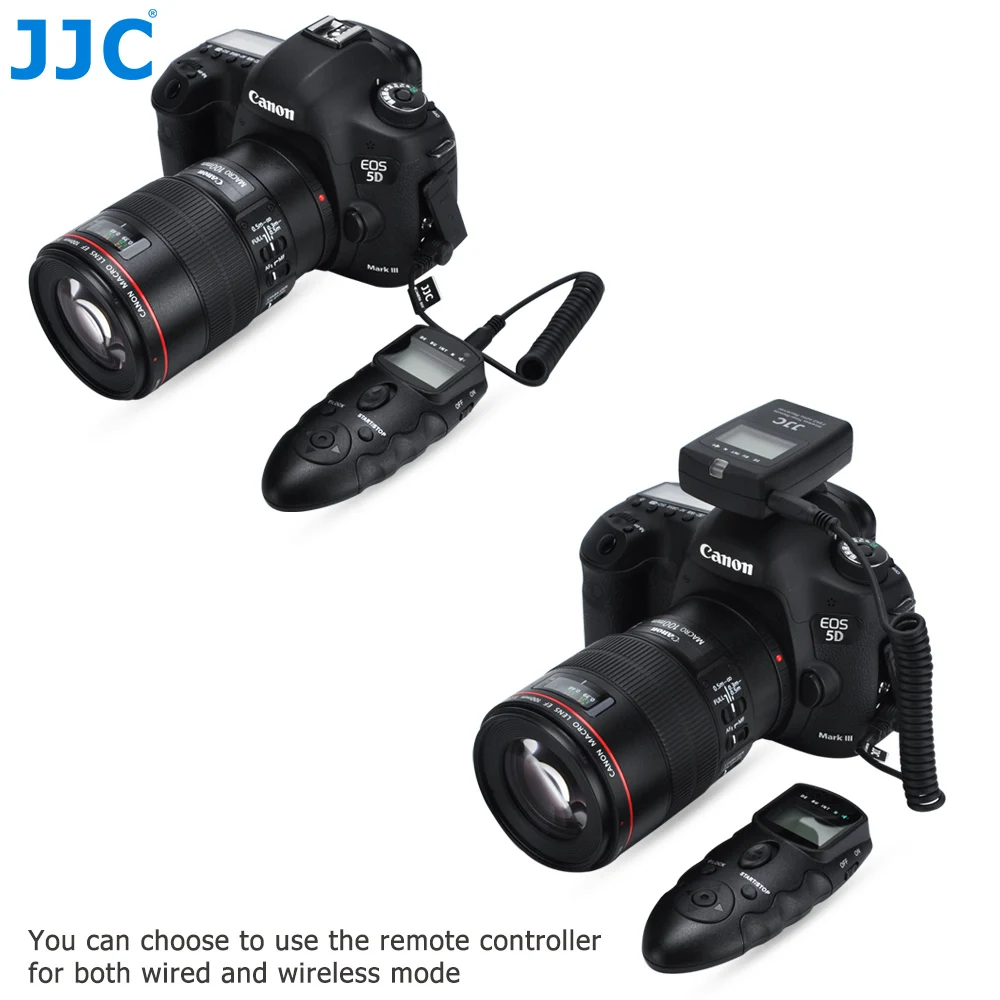 JJC DSLR 2,4 ГГц 56 Каналы RF Беспроводной ЖК-экраном таймером и Управление для цифровой однообъективной зеркальной камеры CANON EOS 7D Mark II/EOS 5D Mark II/EOS 1D Mark IV/G1X MarK II