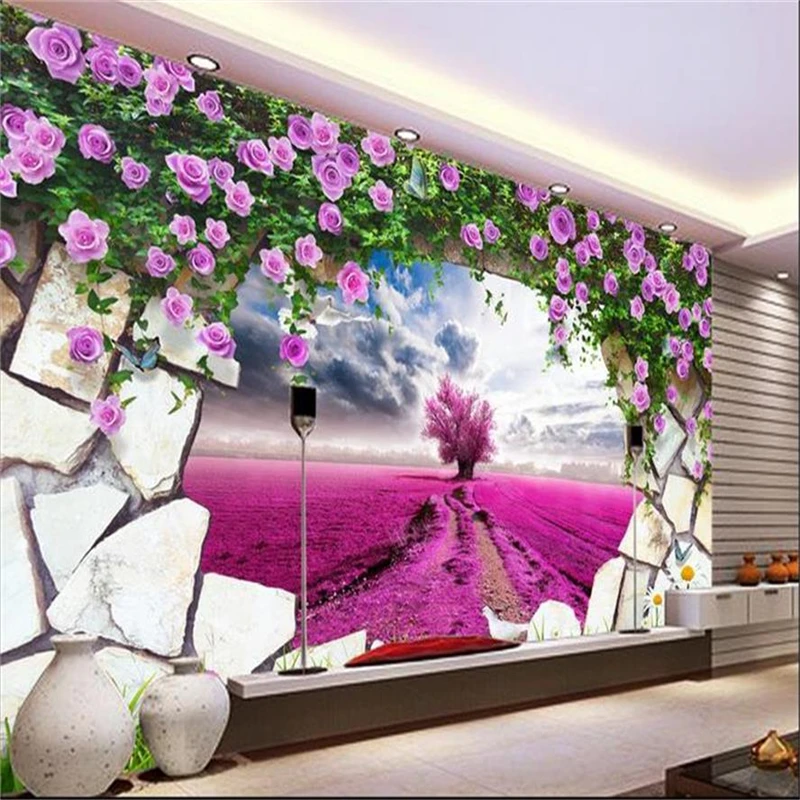 3d украшение для дома beibehang пользовательские обои фоны настенные фрески Прованс