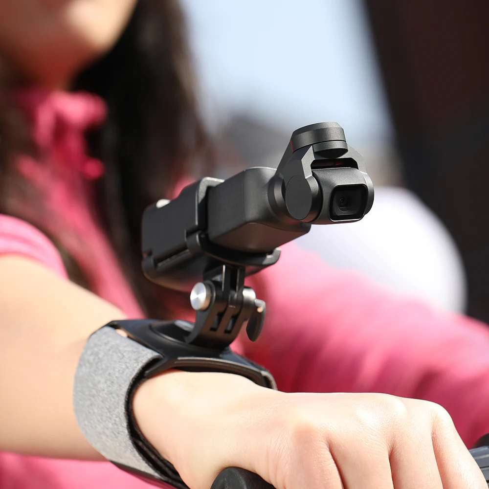 PGYTECH Экшн камера ручной и наручный ремешок для DJI OSMO POCKET 360 градусов вращение