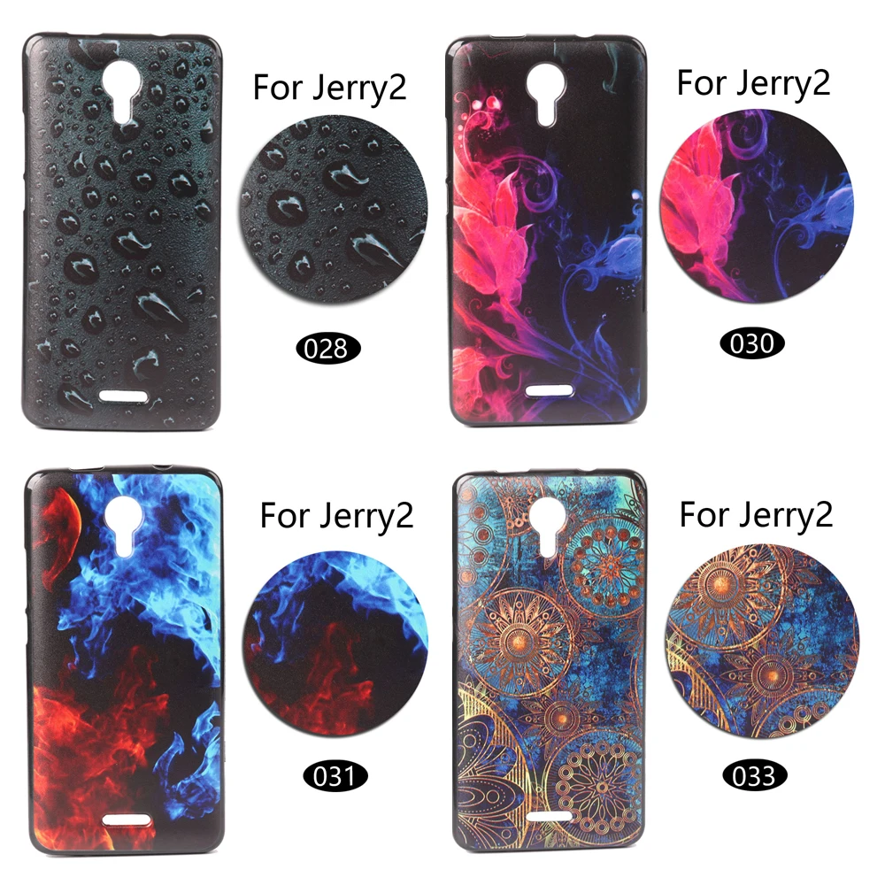 Yisisource Новое прибытие для Wiko Jerry 2 красочные Funda Оригинальная мягкая силиканая задняя крышка-чехол для телефона для Wiko Jerry 2 мультфильм Coque