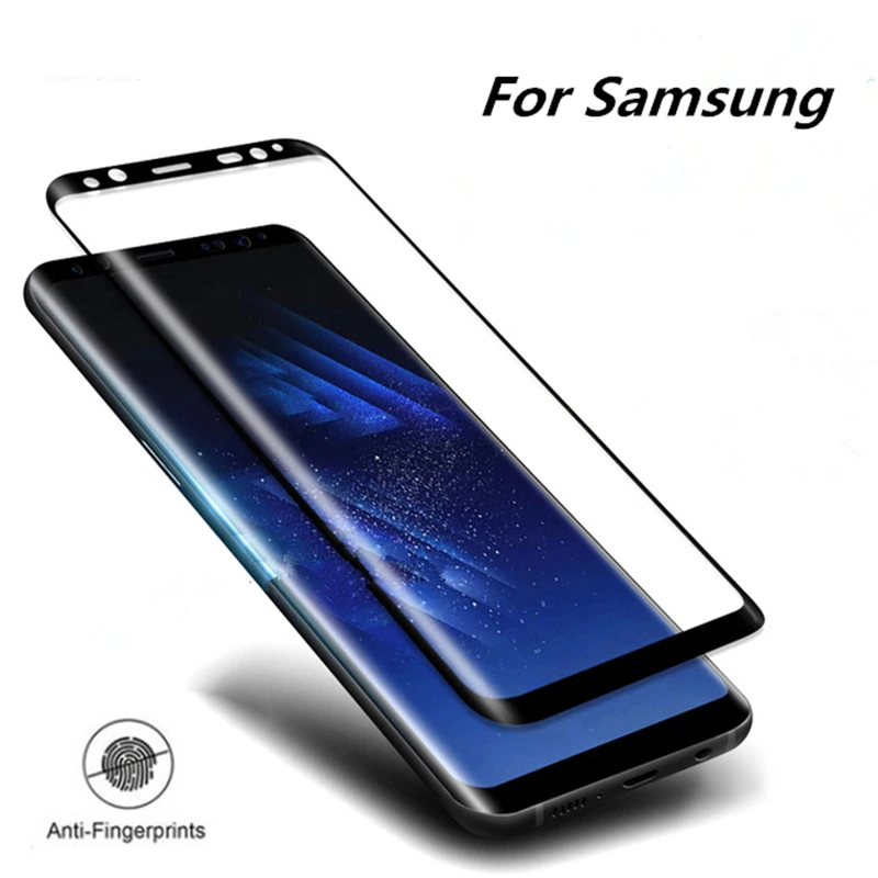 3D полностью изогнутая пленка из закаленного стекла для Samsung Galaxy S8 S9 Plus Защитная Note