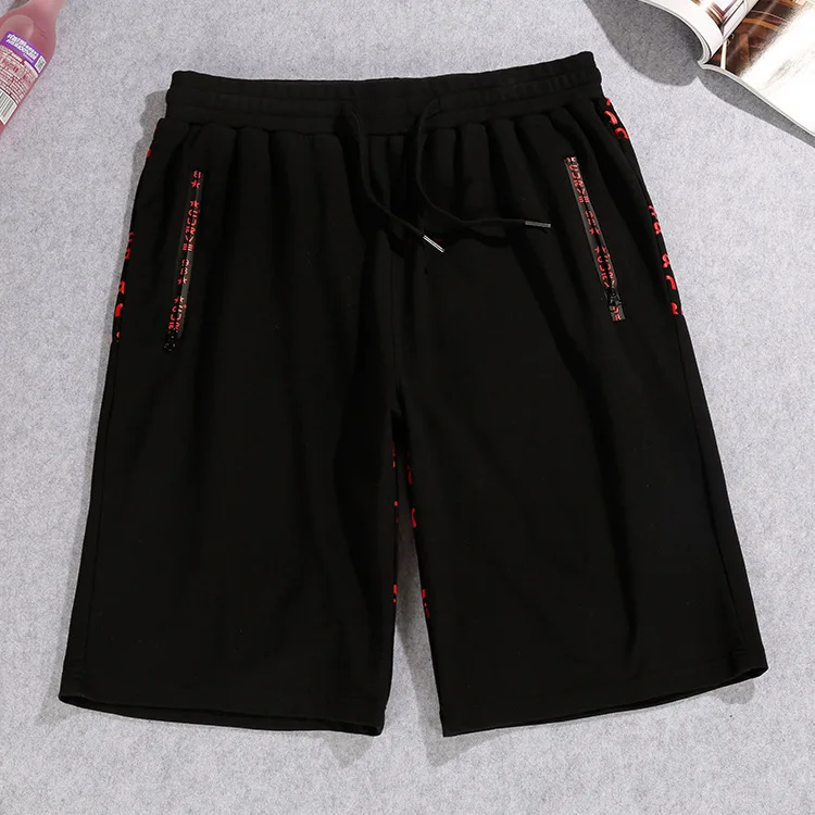 

Seven Minutes Pants Summer New Men Casual Fashion Style Super Large Black Loose Drawstring Pockets Trousers Size 3XL-6XL 7XL 8XL