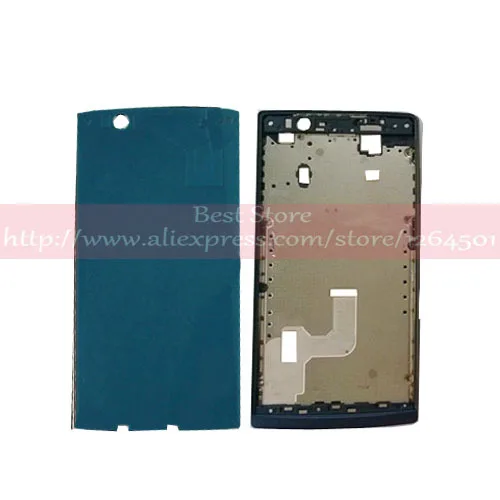 

adhesive+Middle Cover Frame LCD Bezel Buttons For OPPO X909 Find 5 black Free Shipping