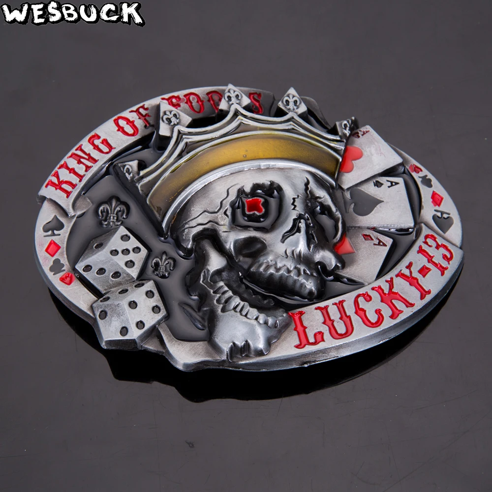 WesBuck брендовые металлические пряжки ремня для мужские Юнисекс Western Buckles в