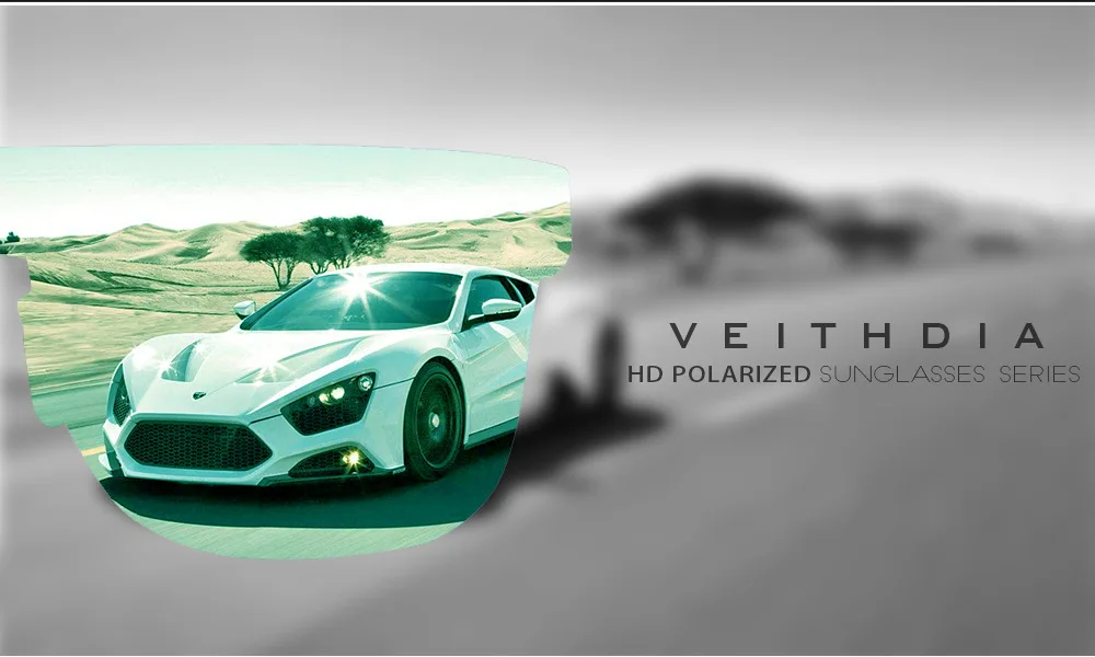 VEITHDIA, новинка, высокое качество, мужские поляризованные солнцезащитные очки, фирменный логотип, дизайн, для вождения, солнцезащитные очки, аксессуары, 3152