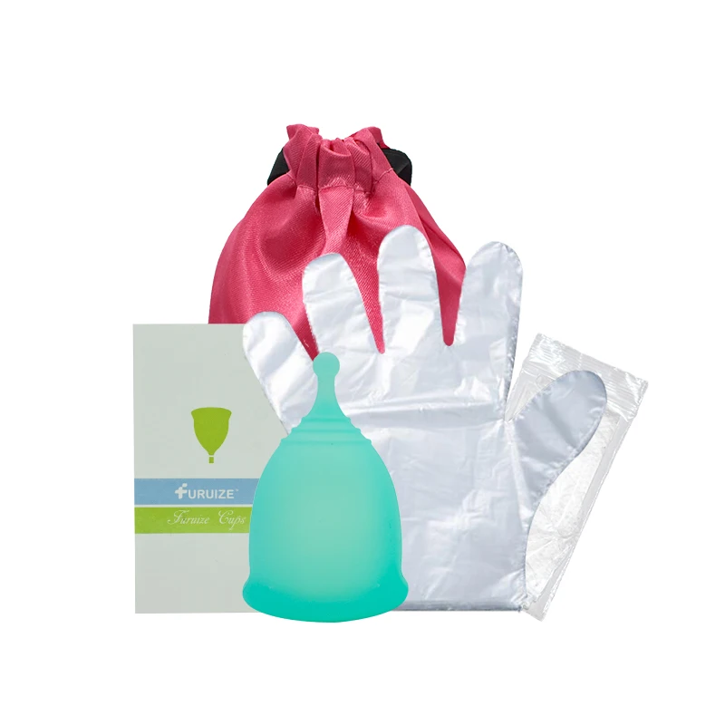 1-cup-cloth bag-Blue Спортивная менструальная чашка, медицинский класс, силиконовая Женская чашка, для женской гигиены, многоразовая силиконовая чашка, менструальная чашка, лучше, чем подушечки - Цвет: 1-cup-cloth bag-Blue