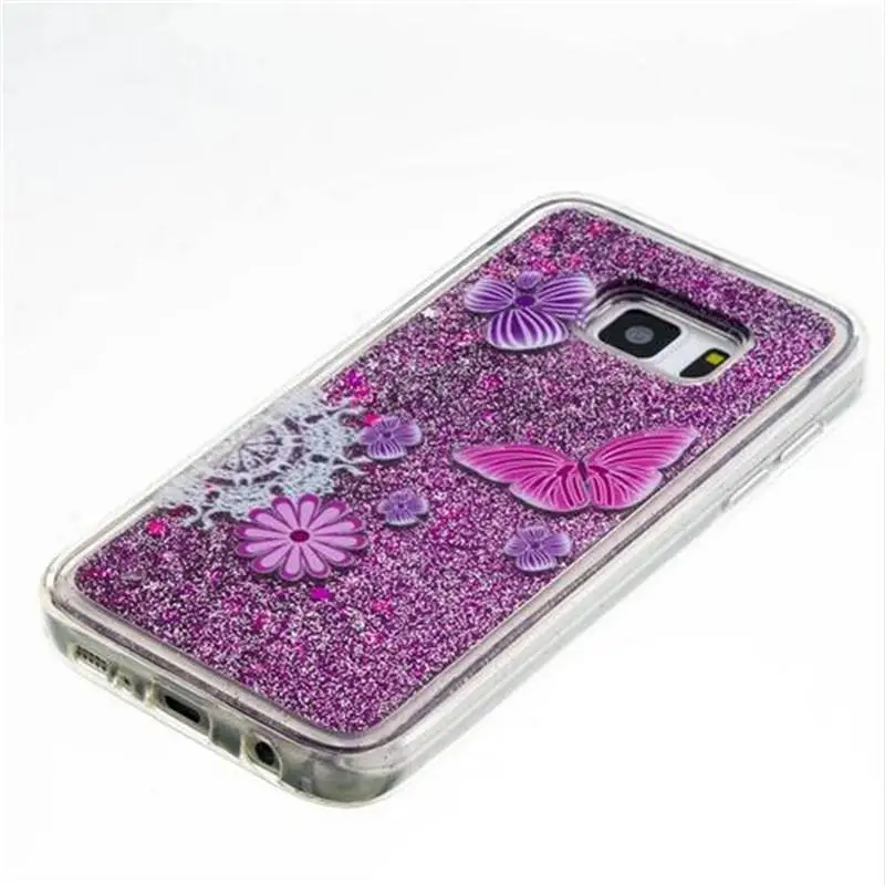 For Samsung S5/S6/S6edge/S7/S7 edge Mobile Case Bling glitter Quicksand Silicon TPU Cover Galaxy S7 |