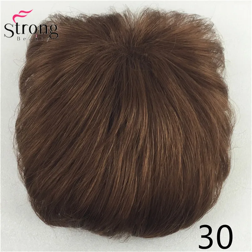StrongBeauty парик женский Синтетический волос короткий парик наращивание волос кусок цвета выбор